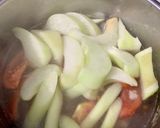 Hình bước làm 2 của món Canh Sấu Thịt Băm