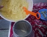 Foto langkah ke 4 dari resep Soes Original (isi vla susu buah naga).