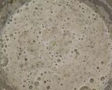 A picture of step 4 of Moong dal chilla.
