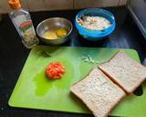 Scrambled egg on Hummus toast recipe step 1 photo