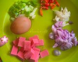 Foto langkah ke 1 dari resep Nasi goreng kornet rainbow #antiribet.