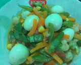 Foto langkah ke 5 dari resep Capcay Udatelpuy(udang+telur Puyuh).