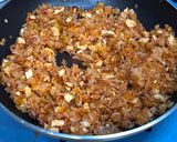 A picture of step 2 of Japanese Egg Wrapped Tomato Chicken Rice (Omu Rice).