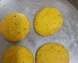 A picture of step 2 of Doritos (nachos chips) in cheese sauce.