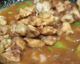 A picture of step 5 of Chicken manchurian.