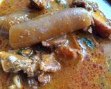 A picture of step 6 of Ogbono soup.