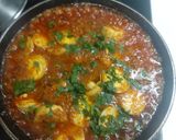 A picture of step 4 of Boiled eggs masala curry.