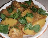 आलू बैंगन की सब्जी (Aloo baingan ki sabzi recipe in hindi) रेसिपी चरण 4 फोटो