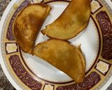 A picture of step 5 of Atayef/ KatayefArabic sweet pancakes.