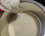 A picture of step 1 of Uttapam made of rava / sooji.