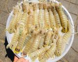 Hình bước làm 1 của món Cơm trưa đậu hủ chiênCanh chua măng chả cáTôm tích luộc