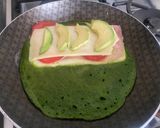 Foto del paso 4 de la receta: Tortilla de espinacas rellena