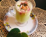 A picture of step 7 of Paan dates milkshake / paan shots/ Betel leaves drink 🍷🍻.