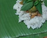 Foto langkah ke 4 dari resep Nasi Bakar Kerang Pedas.