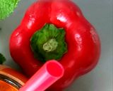 Une image de l'étape 1 de Gaspacho de tomates et poivrons grillés.