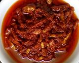 A picture of step 3 of Ambe haldi ka achar.
