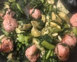 Foto del paso 1 de la receta 127. Paella de verduras y albóndigas (principal paella)