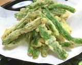 A picture of step 8 of Green Bean Tempura.