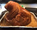 A picture of step 2 of Sweet Glaze Ham.