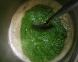 A picture of step 3 of Coconut spinach soup.