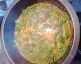 Foto del paso 5 de la receta: Potaje de garbanzos con espinacas y bacalao(Vigilia)