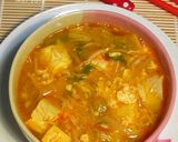 Foto langkah ke 5 dari resep Sup Tahu Pedas Ala Korea (Sundubu Jjigae).