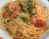 Spagetti rákocskákkal olaszosan recept fázis 7 fotója