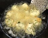 A picture of step 4 of Punugulu a SouthIndian tea time snack.