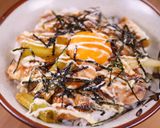A picture of step 6 of Japanese-Style Teriyaki Chicken & Teriyaki Mayo Rice Bowl.