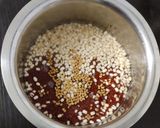 A picture of step 1 of Ragi dosa.