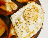 Fordított tükör tojás recept fázis 3 fotója