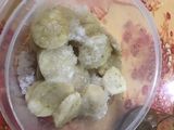 Chè chuối bột báng