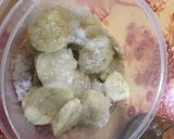 Hình bước làm 1 của món Chè chuối bột báng