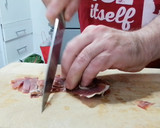 Foto del paso 3 de la receta: Alcachofas con jamón y huevo poché