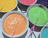Foto langkah ke 4 dari resep Rainbow roll cake🌈.