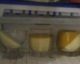A picture of step 8 of Vanilla-Mango Panna Cotta & Coffee/Espresso Panna Cotta.