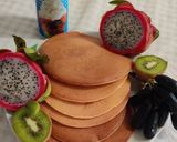 صورة لخطوة 1 من وصفة بان كيك 🥞الفاكهة🥝 والكريما