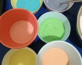 Foto langkah ke 3 dari resep Lapis Pepe Rainbow.
