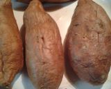 A picture of step 14 of Onion barbecue pork with homemade coleslaw and sweet potatoes.