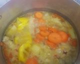 A picture of step 8 of Simple chicken and veg soup.