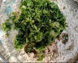 A picture of step 1 of Thepla cheese sandwich.