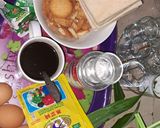 Foto langkah ke 1 dari resep Puding Cookies Susu Topping Lumut.