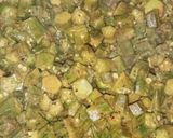 A picture of step 3 of Masala lady finger.