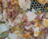 Foto del paso 5 de la receta: Guisantes con jamón y pavo
