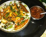A picture of step 5 of Ancient probiotic South Indian style curd rice with mango pickle.
