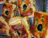 صورة لخطوة 1 من وصفة كوكا بالعجينة المورقة بحشو لذيذة😋