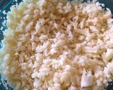 A picture of step 1 of Bajra cauliflower roti.
