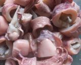Foto langkah ke 3 dari resep Tumis Cumi Asin Tahu Bakso.