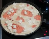 Bazsalikomos paradicsomos lazac tésztával recept fázis 6 fotója