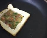 A picture of step 4 of Omelette in hole.